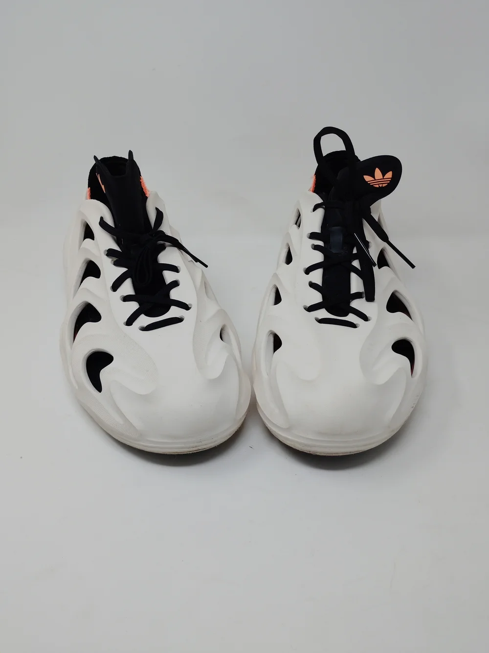 Adidas AdiFOM Q Shoes Mens 12 Off White Black Foam Athletic Sneakers